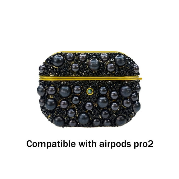 CCOCC Headphone Case,One-Piece and Effortless Usage for Airpods Pro 2 Case,Precisely Engineered Charging Access for Airpods Pro 2nd Generation Case Cover,Black