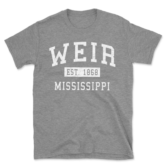 Weir Mississippi Classic Established Men's Cotton T-Shirt