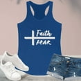 thumbnail image 3 of Women's Ideal Racerback Tank, Slim Fit Scoop Neck, Bible Verse Tank Top, 3 of 11