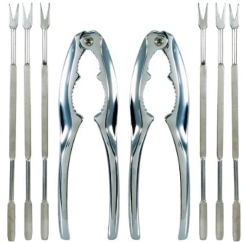 Seafood Tool Set with Forks and Lobster Crackers
