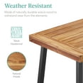 Best Choice Products 6Person Indoor Outdoor Patio Rustic Acacia Wood