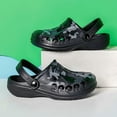 thumbnail image 4 of YUKTOPA Boy's Camouflage Garden Clog Rubber Indoor Outdoor Mules Non Slip Sandals Big Kids Water Shoes, 4 of 7