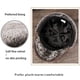 thumbnail image 4 of Guardurnaity Gorros de invierno de cuero de mediana edad forro polar cálido orejeras sombrero estilo Vintage sombrero térmico caminar al aire libre Sombreros gris negro XL{57-58} Guardurnaity AP013136-08, 4 of 6