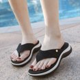 thumbnail image 2 of IUJSOY Womens Wedge Sandals Arch Support Platform Slippers Non-Slip Trendy Rhinestone Slip on Shoes, 2 of 9