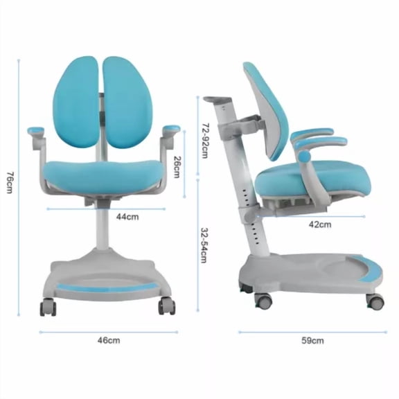 Amar Tool Kids Study Chair Ergonomic High Back Kids Computer Office Desk Chair Adjustable