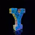 thumbnail image 2 of PuSpu Valentine's Day Decoration Colorful Letters LED Lights Day Halloween Christmas Birthday Dress Up Decoration Gift Party Decoration 26 Capital Letters Ornament, 2 of 8