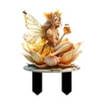 thumbnail image 1 of Jardín Lotus Fairy Stake césped decoración accesorios de jardín, impermeable, adorno 2D, decoración de de flores para , césped, 1 of 7