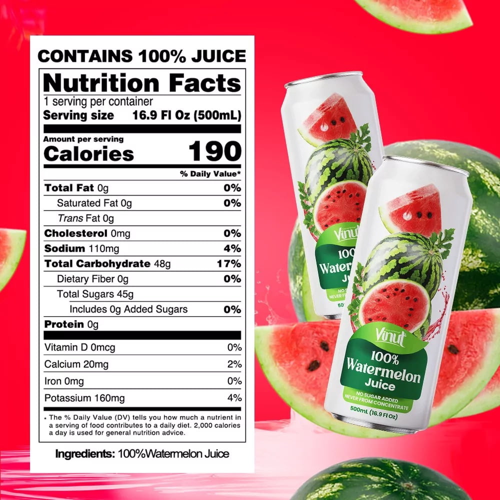 Vinut 16.9 fl oz 100% NFC Watermelon Juice Drink (No Sugar Added)