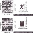 thumbnail image 2 of JUNWELL 24Sheets 400pcs Large Letter & Number Stickers 2.5 Inch Self Adhesive Letters Stickers Big Font Stickers, 2 of 6