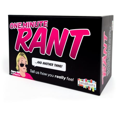 Spin Master Games, One Minute Rant Party Game, Ages 12+