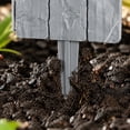 thumbnail image 4 of Imitation Stone Garden Fence, Plastic Garden Retaining Fence, 40PCS Garden Edging Border No Dig with Push-in Stakes, Faux Stone Edging for Landscaping Flower Beds Lawn Yard Paths (Grey), 4 of 7