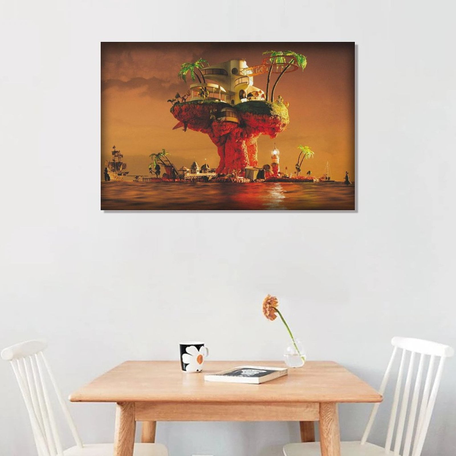On Melancholy Hill Gorillaz Decorative Painting Canvas Wall Poster