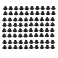 thumbnail image 1 of 100Pcs Pegboard Hook Locks, Peg Board Locks Stoppers Fit for 1/4 Inch Peg Board for Stopping Hooks From Falling Off,100Pcs x pegboard hook locks,Black, 1 of 8