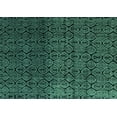 thumbnail image 1 of Ahgly Company Machine Washable Indoor Rectangle Abstract Turquoise Blue Modern Area Rugs, 8' x 10', 1 of 4