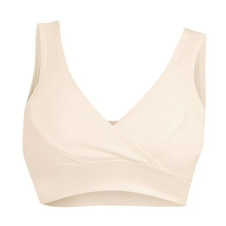 beishanbush Clothing Bra Under $5 Womens Nursing Maternity Bra Front Wraps Breathable Wire Sleep Nursing Bra Breastfeeding Tank Maternity Bras