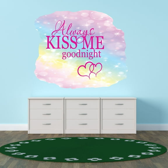 Greetings Wall Decals for Children Bedroom - A Conventional Expression Love DIY & Creativity Boy Girl Bedroom Wall Sticker - Size: 10 In x 8 In