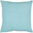thumbnail image 3 of Surya Lachen LHN-017 20 x 20" Square Cotton Pillow Cover in Teal Blue/Cream, 3 of 4