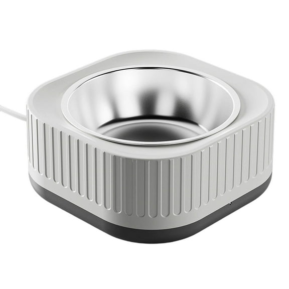 Heated Pet Bowl Outdoor Heated Dog Bowl Waterproof Heated Pet Bowl Smart Thermal-Dish in Winter for Outside Heated Waterer for Dog, Cat, Chicken,Duck