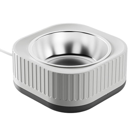 Heated Bowl Keep Water Warm For Furry & Durable Outdoor Bowl For Cold Weather & Spill Proof Automatic Warming