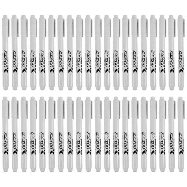 40Pz Tiza LíQuida Marcador de Pluma para Vidrio Ventana Pizarra Pizarrón Blanco