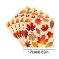 thumbnail image 3 of Qjidjing 25Pcs Disposable Maple Paper Napkins, 6.69×6.69 Inch, for Halloween, Fall Harvest Thanksgiving Dinner Party Supplies, 3 of 6