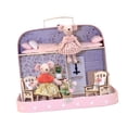 thumbnail image 1 of Casa de muñecas portátil, juego infantil, juguete de imitación, accesorios decorativos, mano de obra fina, regalos de cumpleaños, maleta, juguete de, 1 of 9