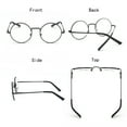 thumbnail image 4 of EYE ZOOM 3 Pack Metal Frame Round Reading Glasses with Spring Hinge (Black, +1.50 Strength), 4 of 6