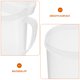 thumbnail image 3 of unbranded 2Ud Tazas De Desayuno Transparentes Para Microondas Con Y Ventilación De PP, 3 of 8