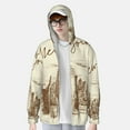 thumbnail image 2 of Lsque New York Pattern UPF 50+ Lightweight Sun Protection Men's Women's Long Sleeve Shirt, Hoodie Performance -Small, 2 of 7