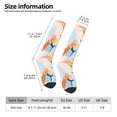thumbnail image 7 of Knee High Socks for Men and Women, Orange Calla Lily Flowers Althletic Compression Socks, Support Long Tube Socks for Outdoor Sport, Calf Socks, High Stockings for Women Men, 7 of 7