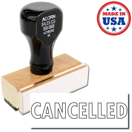 Large Cancelled Rubber Stamp (Outline Text) - Walmart.com