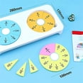 thumbnail image 4 of Hearth & Gear Fractions Learning Set – 5 Colorful Fraction Discs For Kids | Educational Kit For Home & School | Easy Storage & Display | Math Skills & Understanding Construction for Kids Building for, 4 of 7