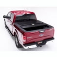 thumbnail image 5 of Fits 2015-2020 Ford F-150 BAK Industries Tonneau Cover 772329 BAKFlip F1; Hard Folding; Standard Profile; 2 Folds/3 Panels; Black Gloss; Fiberglass; Tailgate Handle Lock; Bed Cap Compatible, 5 of 5