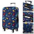 thumbnail image 5 of Colorful Dinosaurs Names Palms Clouds Pattern Luggage Cover Fashion Suitcase Cover Baggage Covers Fit 25-28 Inch Luggage (Go Travel), 5 of 5