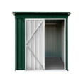thumbnail image 5 of Zateety Metal garden sheds 5ftx4ft outdoor storage sheds Green+White, 5 of 5