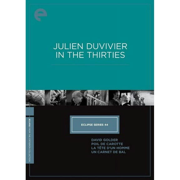 Julien Duvivier in the Thirties (Criterion Collection - Eclipse Series 40) (DVD), Criterion Collection, Drama