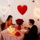 thumbnail image 1 of Adornos decorativos de poliéster para San Valentín, regalos, adornos de corazón R-Ed, decoraciones para fiestas de parejas, adornos decorativos, arreglos de escenas, decoraciones para San Valentín, de, 1 of 6
