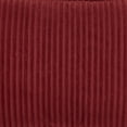 thumbnail image 5 of Better Trends 20"x 36" King Pillow Sham 100% Cotton Pillow Cover Stripe Design Machine Washable (Burgundy) Jullian Collection, 5 of 5