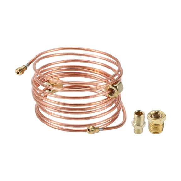 Universal 72" Length Oil Pressure Gauge Tubing Kit Oil Supply Line Copper Oil Hose