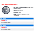 thumbnail image 2 of Fog Light - Compatible with 2012 - 2013 INFINITI M35h, 2 of 2