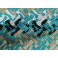thumbnail image 5 of oneOone Cotton Cambric Teal Green Fabric Geometric Sewing Material Print Fabric By The Yard 42 Inch Wide-4X, 5 of 6
