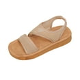 thumbnail image 2 of Woman's Sandals Oofos Recovery Slides for Women Fashion Women Casual Round Head Sandals Comfy Beach Casual Shoes Yellow, 2 of 9