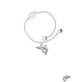 thumbnail image 2 of Delight Jewelry Silvertone Shark - Silvertone Leaf Delicate Bracelet, 6.25+1.75", 2 of 4
