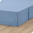 thumbnail image 2 of Bare Home  Pleated Bed Skirt - 15-Inch Tailored Drop Easy Fit Coronet Blue King, 2 of 5