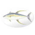 thumbnail image 1 of CafePress - Yellowfin Tuna Sticker - Sticker (Oval), 1 of 1
