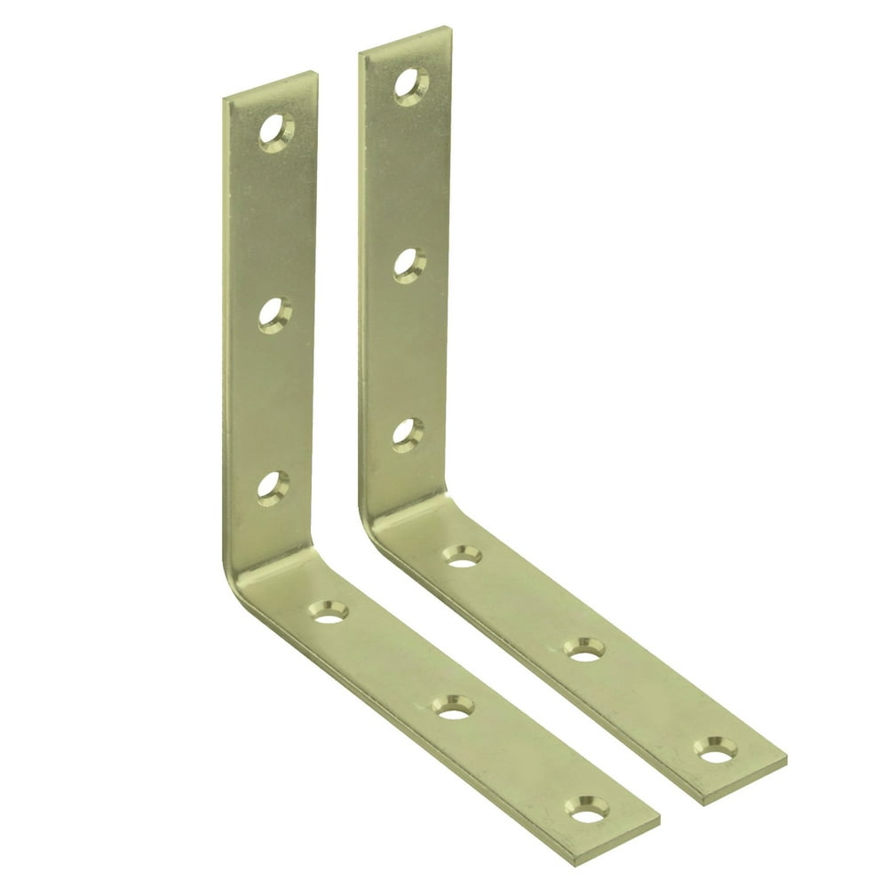 Wideskall 4" inch Heavy Duty Corner Brace Angle Repair Bracket w/Screws