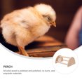 thumbnail image 4 of SHISUYAN Wooden Chicken Perch Stand Parrot Standing Rack Parrot Standing Stick with Mirror, 4 of 9