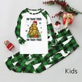thumbnail image 2 of Family Matching Christmas Pajamas Oh Taco Tree Festive Plaid Design, Sizes NB to 6XL with Pet Outfit, 2 of 7