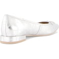 thumbnail image 5 of Dolce Vita Palani Silver Distressed Leather Slip On Pointed Toe Ballet Flats (Silver Distressed Leather, 7.5), 5 of 6