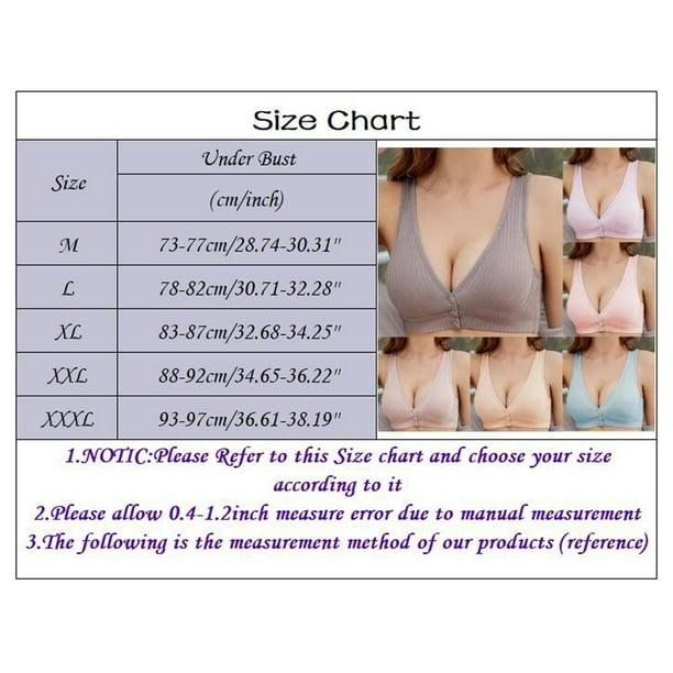 nsendm Female Underwear Adult Womens Bras Comfortable plus Size